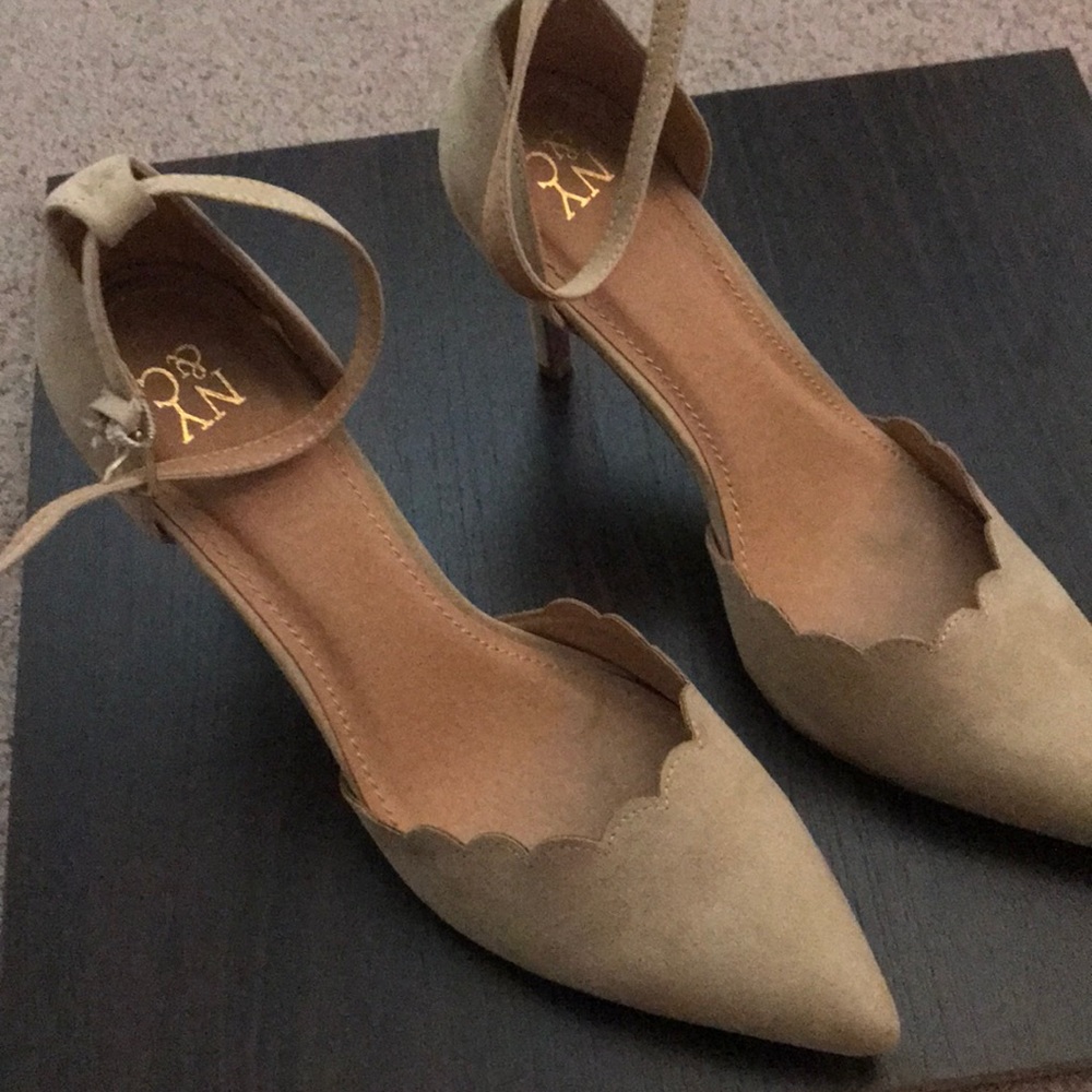 Cream colored heels